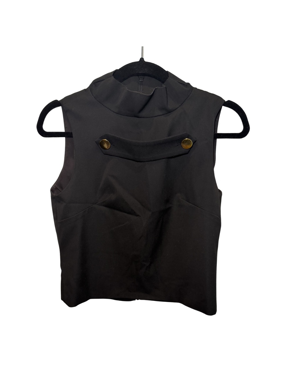 macgraw Black Top with Light Blue Logo Patch